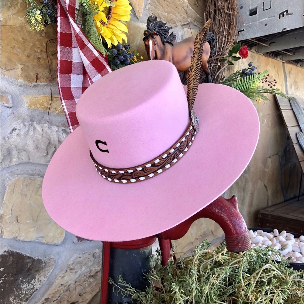 Gorgeous pink Charlie 1 Horse hat
